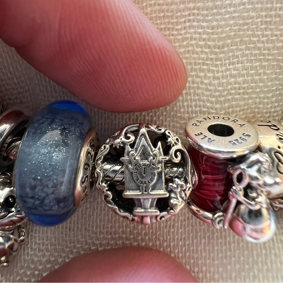 Authentic Pandora Disney Cinderella Bracelet Plus Charms - Picture 11 of 16
